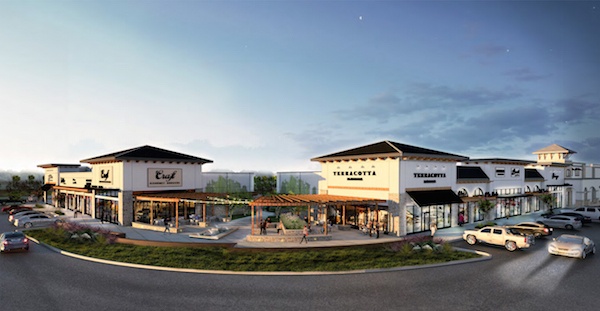 Digital rendering of  The Village at Riverstone.