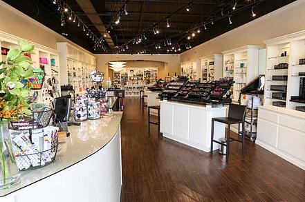 Inside of Woo Skincare + Cosmetics in the Paces Ferry Plaza