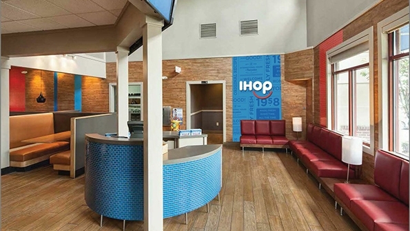 Prototype of new ihop restaurant waiting area