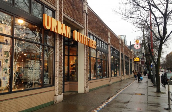 Urban Outfitters storefront