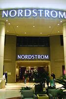 Nordstrom storefront and entrance in a mall
