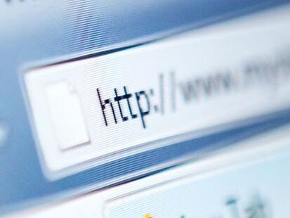 Website browser URL preview