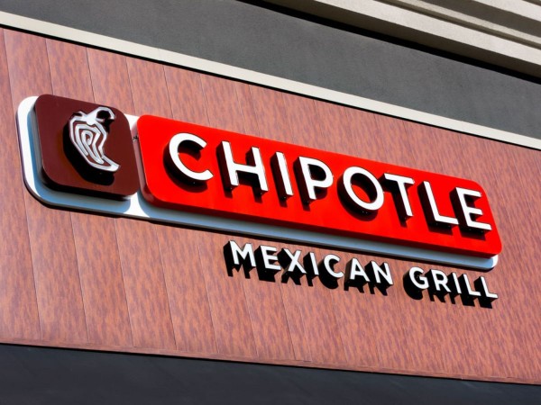 Chipotle Mexican Grill logo on a storefront