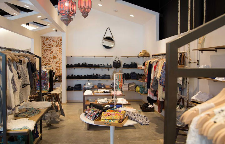 Inside of Lily Rain store