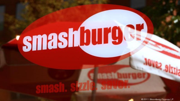 smashburger logo on store window