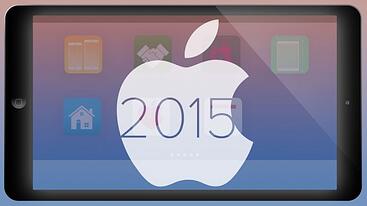 Apple Logo 2015 on mobile device