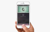 Apple pay screenshot on white phone