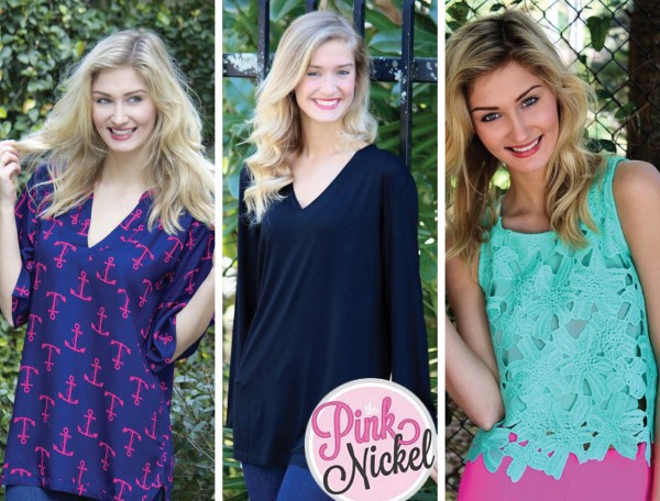 Pink Nickel collage of women showing off different outfit options