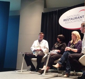 Panel discussion at National Restaurant Association meeting