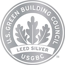 US Green building council LEED silver logo