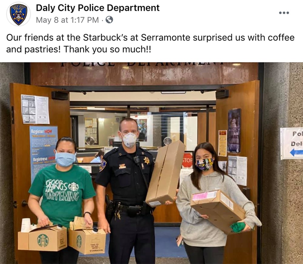 Daly City Police Department Facebook Post