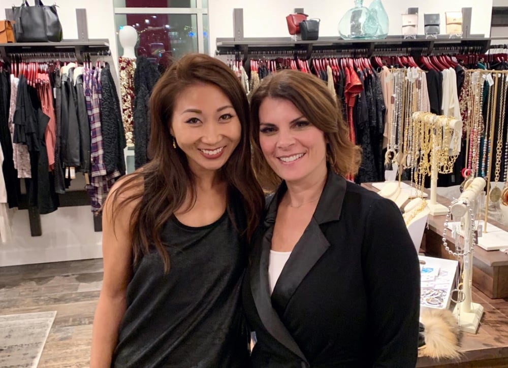 Kelly Su and Michelle Bowers in their store