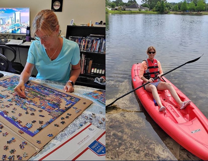 Trish M. Kayak & Puzzle - Quarantine Hobby