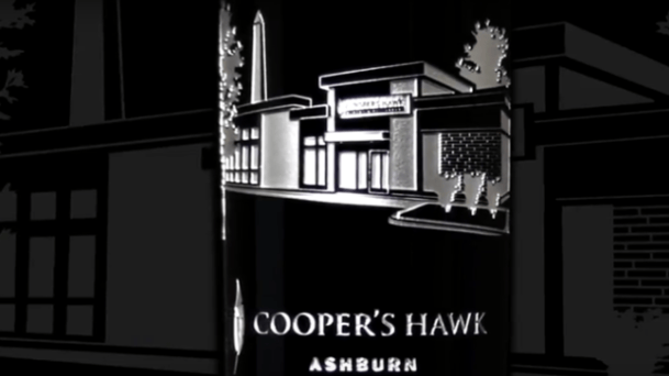 Coopers' Hawk Ashburn signage. 