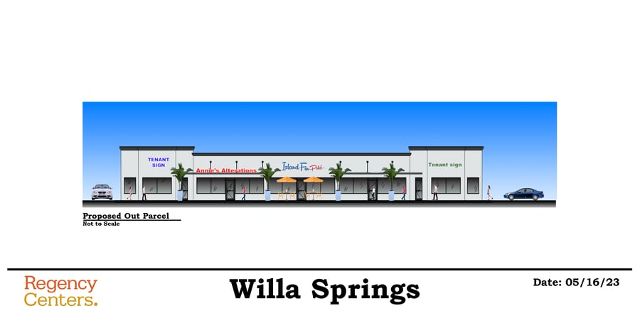 Willa Springs Out Parcel Rendering