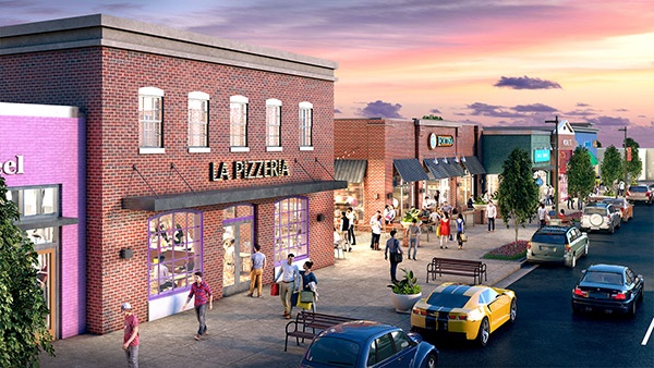 rendering of Carytown Exchange in Richmond