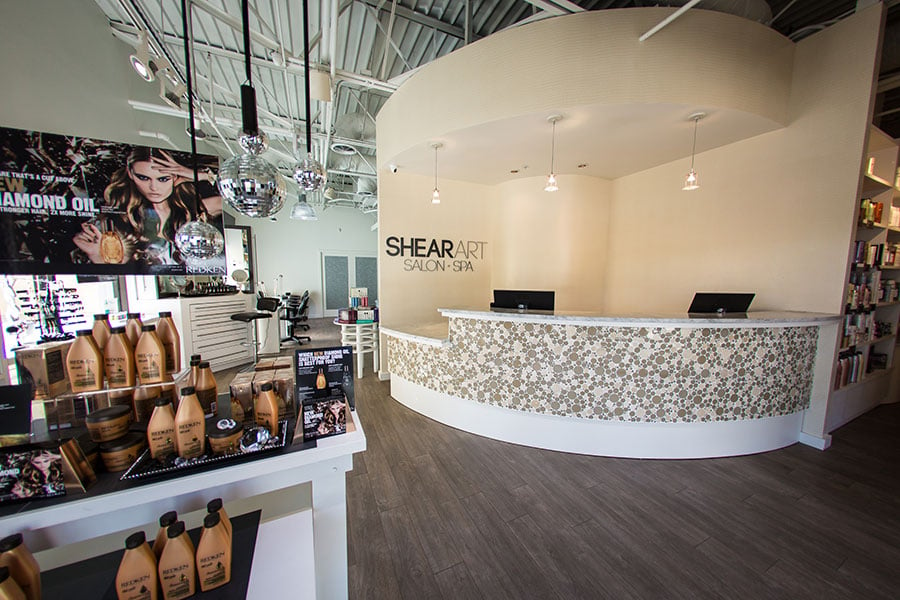 Shear Art Salon & Spa Entry