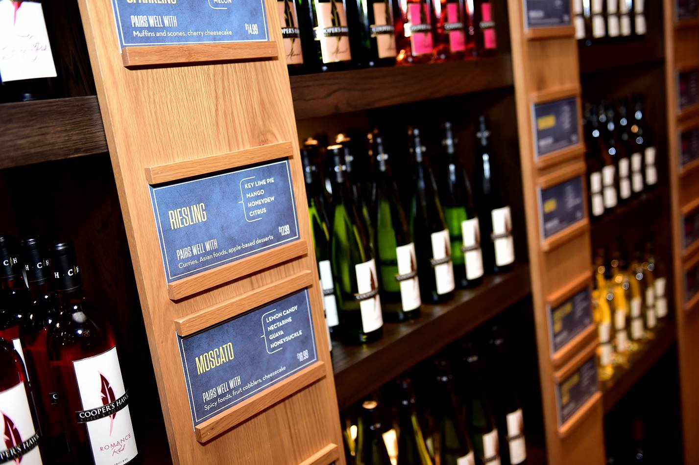 wines that are available for purchase from Cooper's Hawk within the restaurant