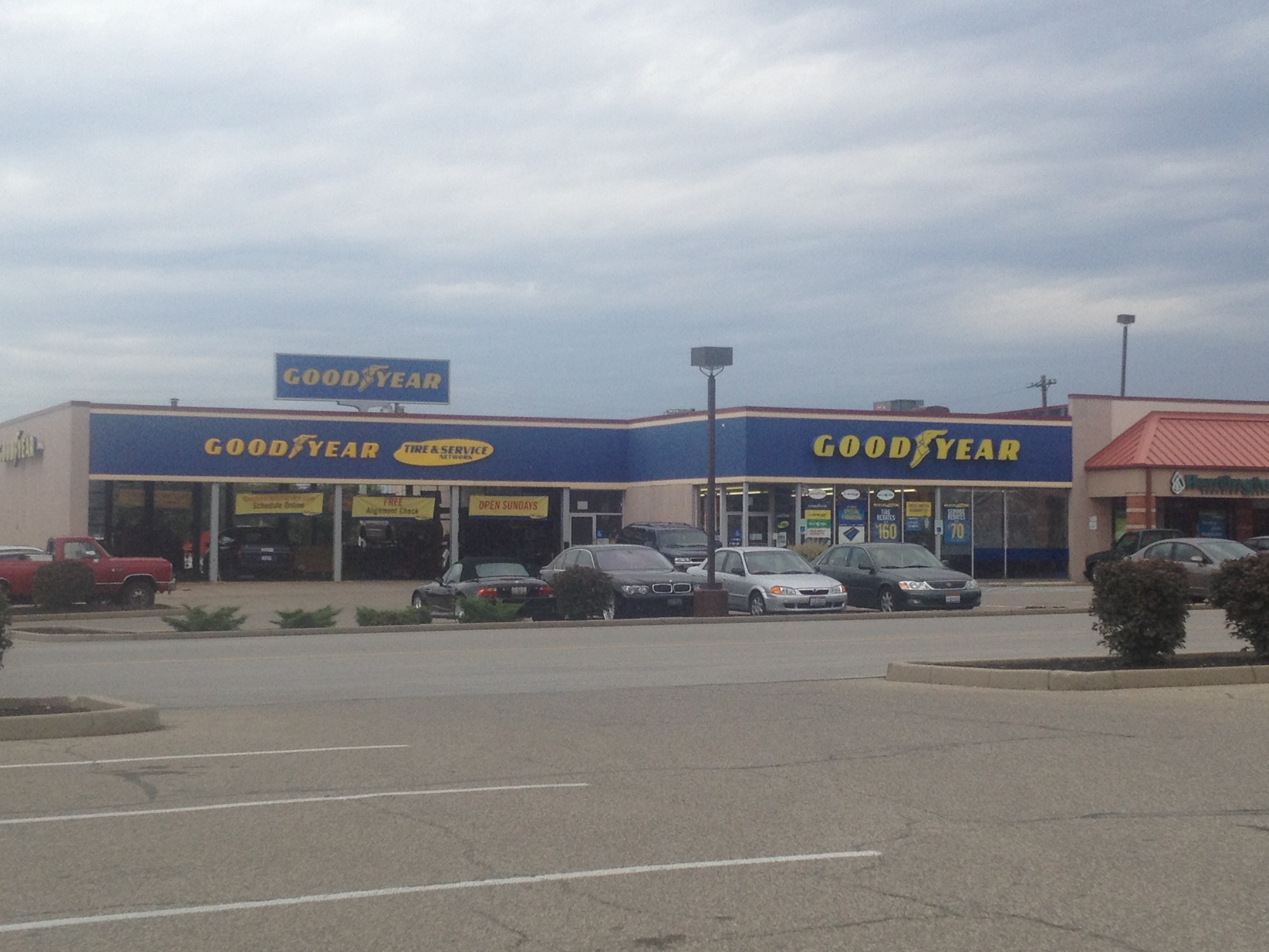 Goodyear storefront. 